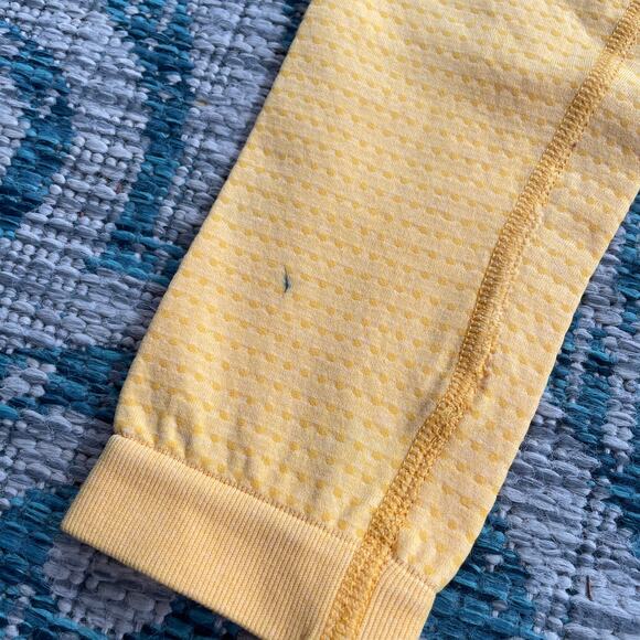 Gymshark Vital Seamless Leggings Yellow 7/8 High Waisted - Size XS/S - Picture 4 of 7